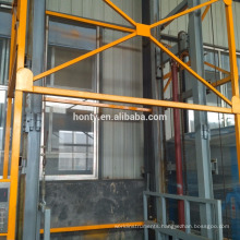 Professional lift platform supplier CE Portable Hydraulic Warehouse Cargo Lift Vertical Guide Rail Cargo Lift